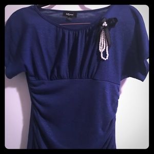 Cobalt blue dress shirt!